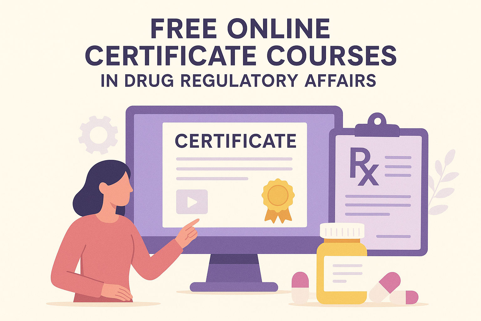 free online certificate courses in drug regulatory affairs