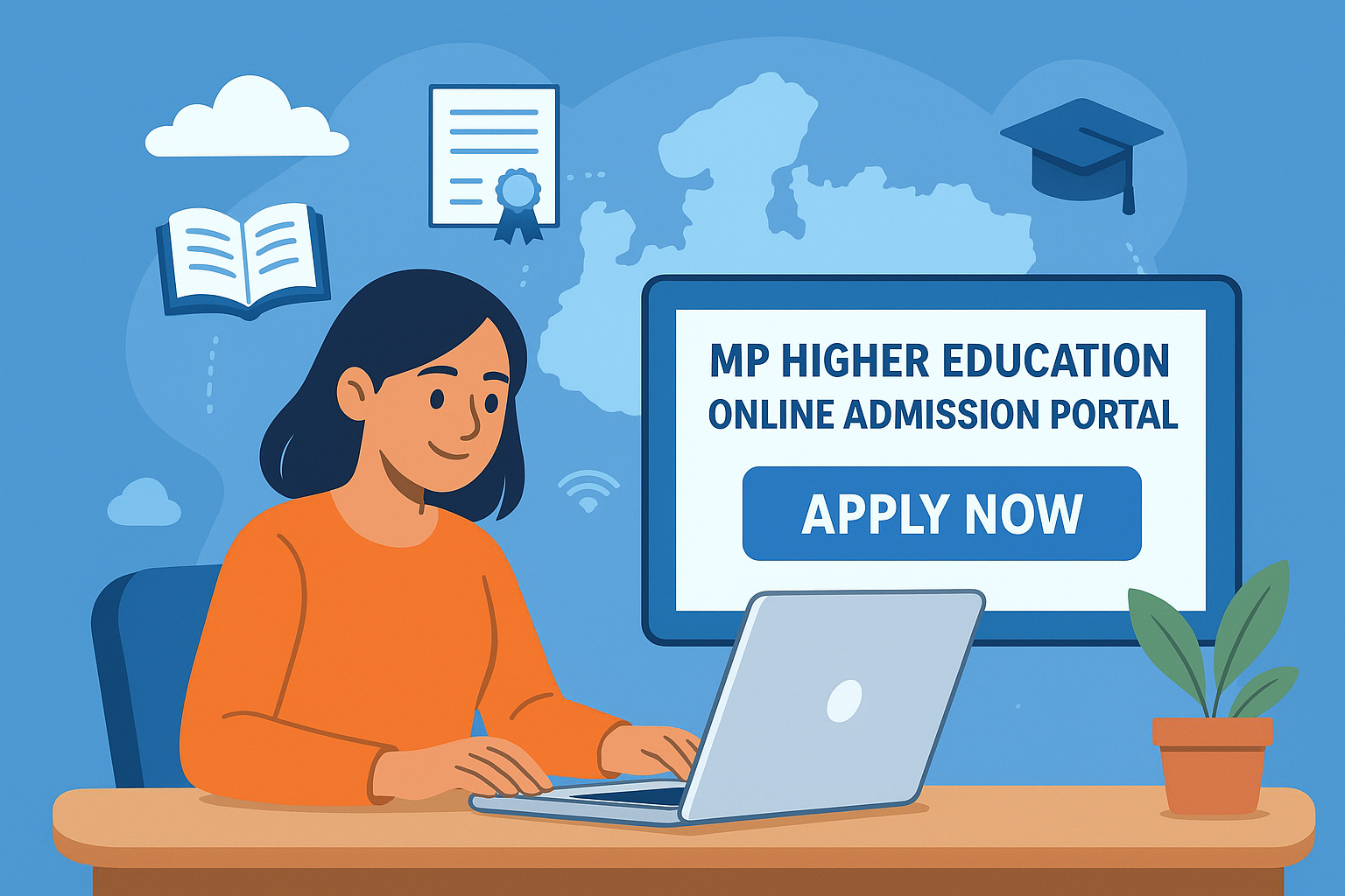 mp higher education online admission