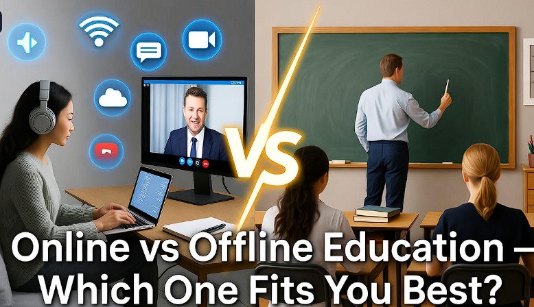 online vs offline education