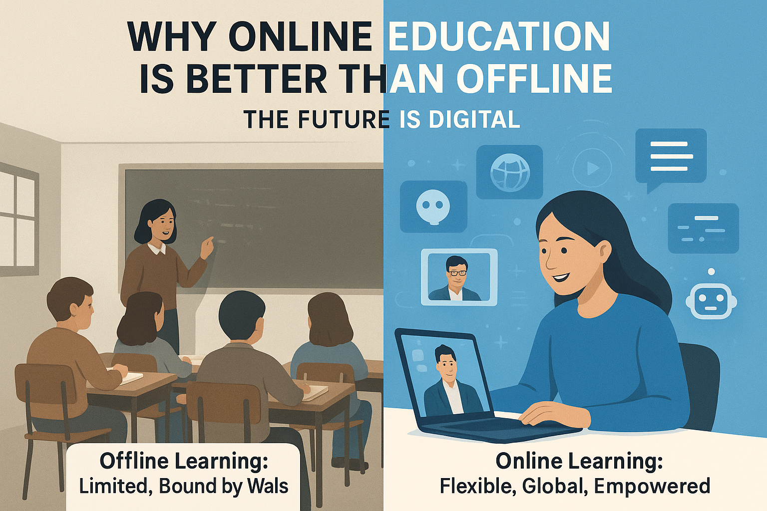 why online education is better than offline